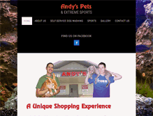 Tablet Screenshot of andyspets.com